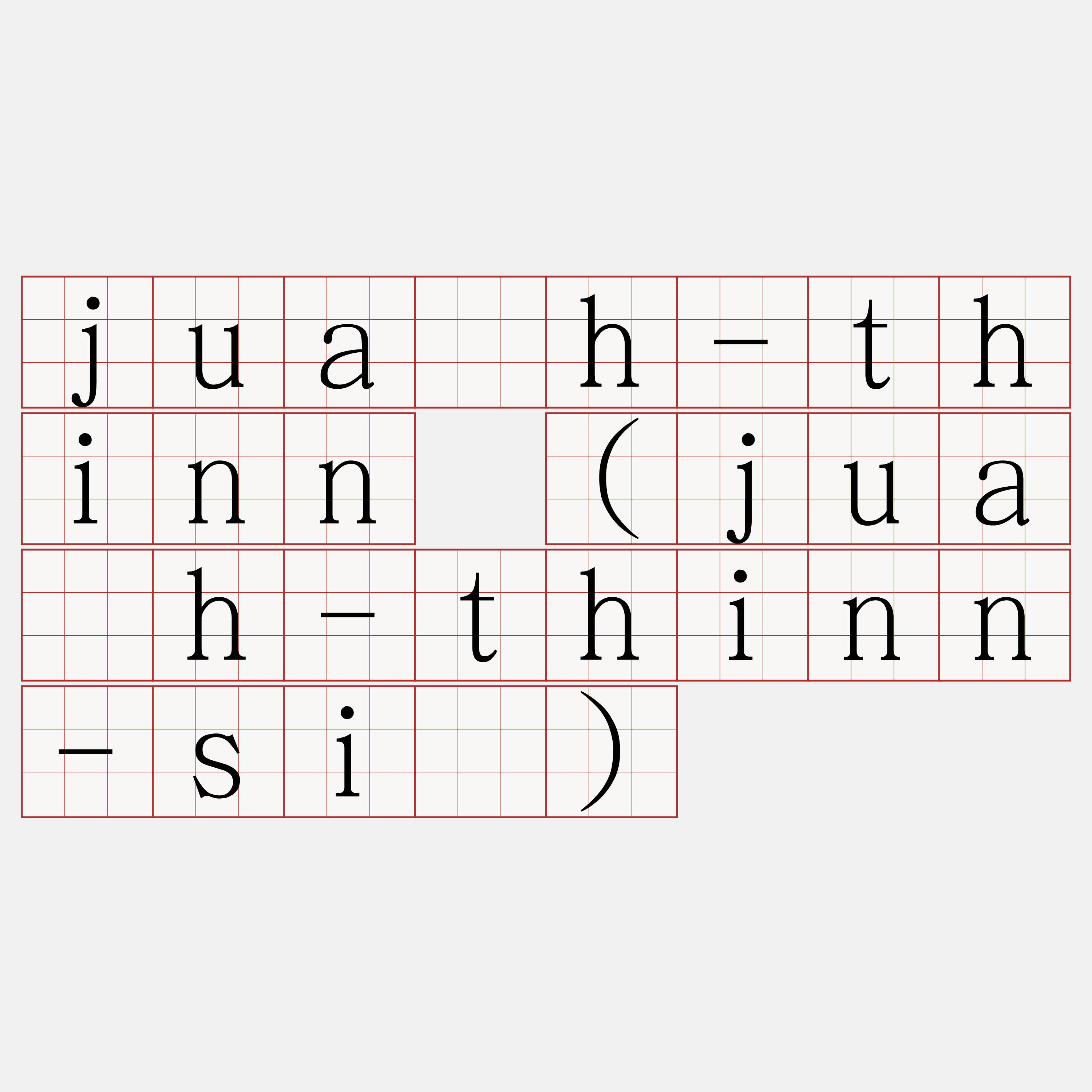 jua̍h-thinn (jua̍h-thinn-sî)